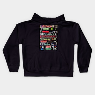 Halloween Movie Retro Cassette Kids Hoodie